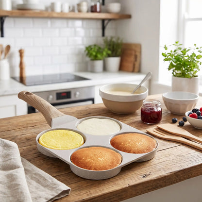 crepiere 4 moule pancake antiadhesive