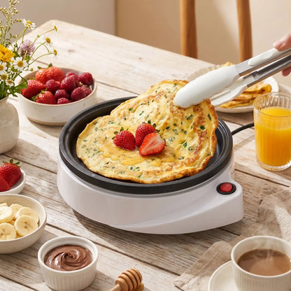 crepiere appareil compact cuisson rapide petit dejeuner