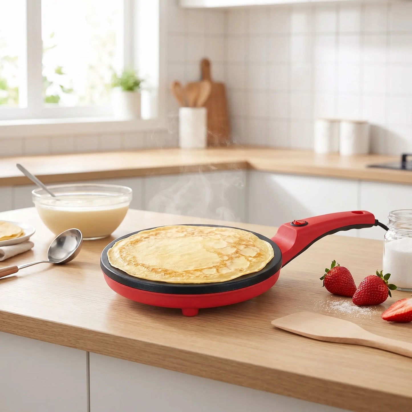 crepiere electrique compacte cuisine moderne