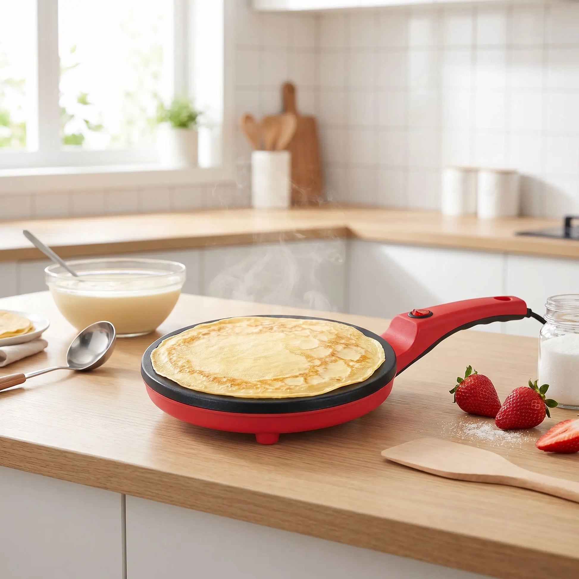 crepiere electrique compacte cuisine moderne