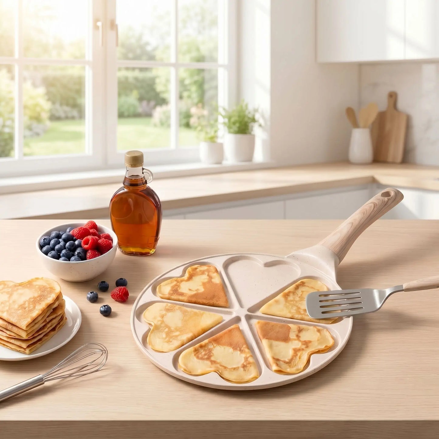 crepiere induction crepe forme coeur cuisson facile