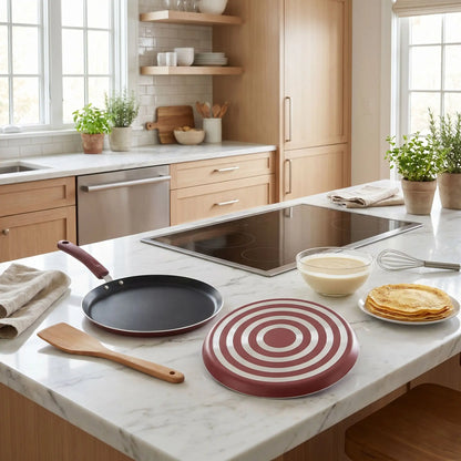 crepiere induction poele a crepes avec accessoire