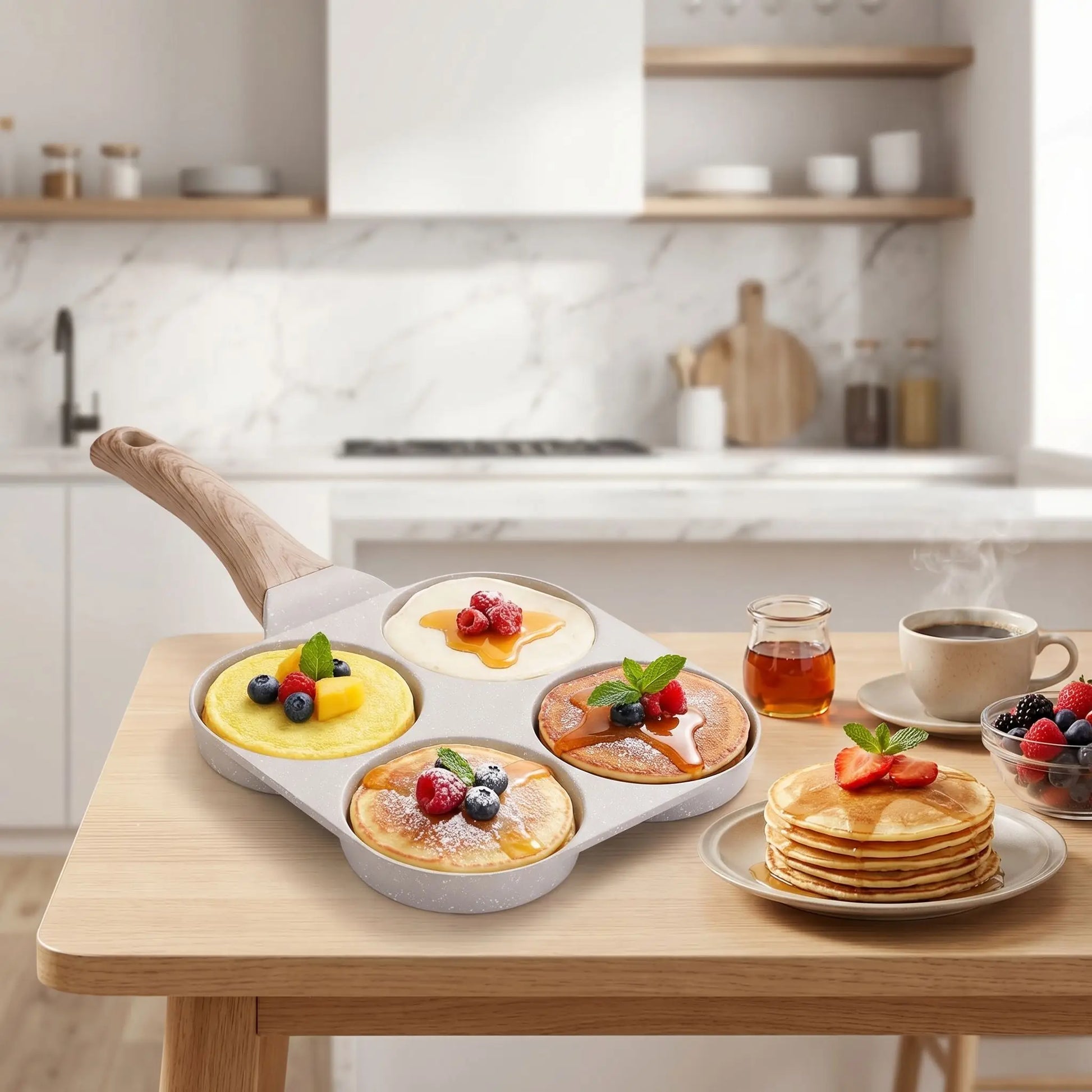 crepiere moule 4 portions pancake cuisson uniforme