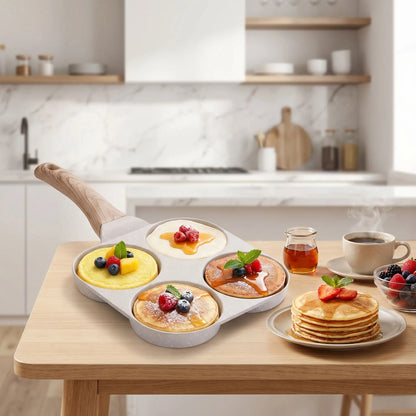crepiere moule 4 portions pancake cuisson uniforme
