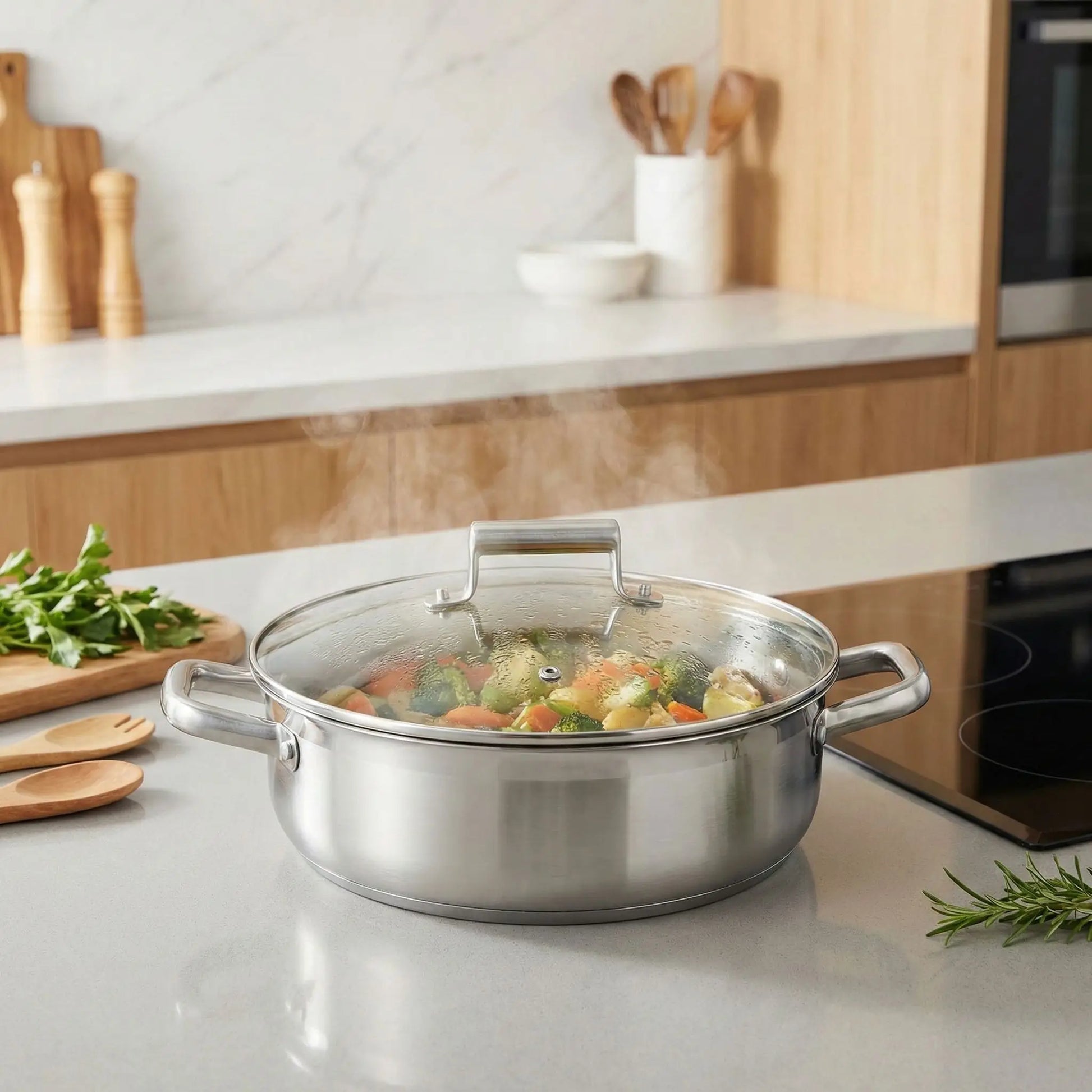 faitout inox cuisson rapide