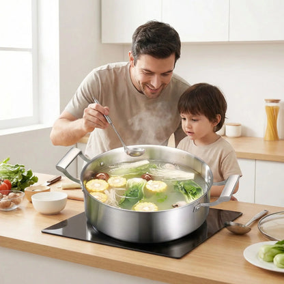 faitout inox familiale cuisson saine