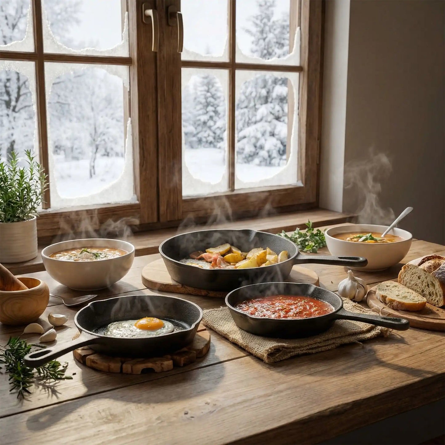 POELE EN FONTE | Trio Uniforme - Ma - duocuisson