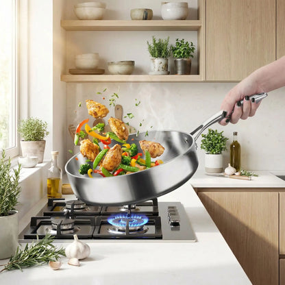 poele en inox fusion performance et elegance en cuisine