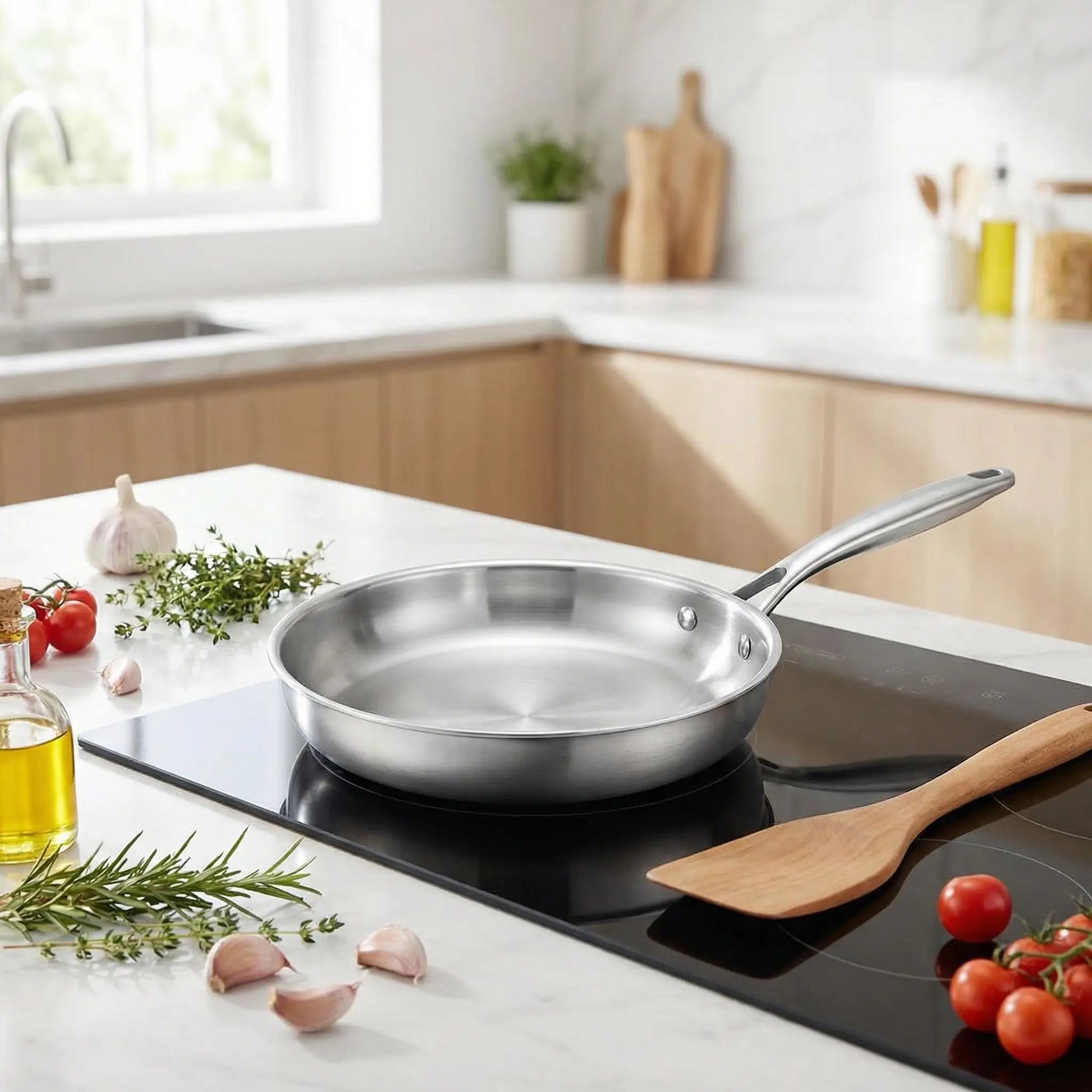 poele en inox signature alliee des plats reussis