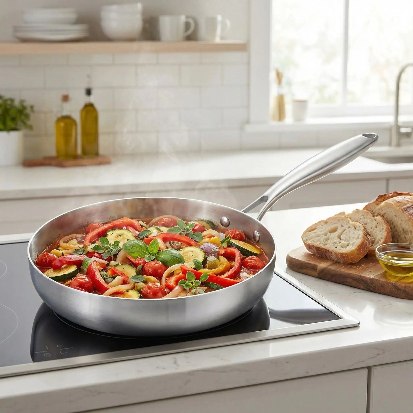 POELE INOX INDUCTION | Cuisinox - Ma - duocuisson