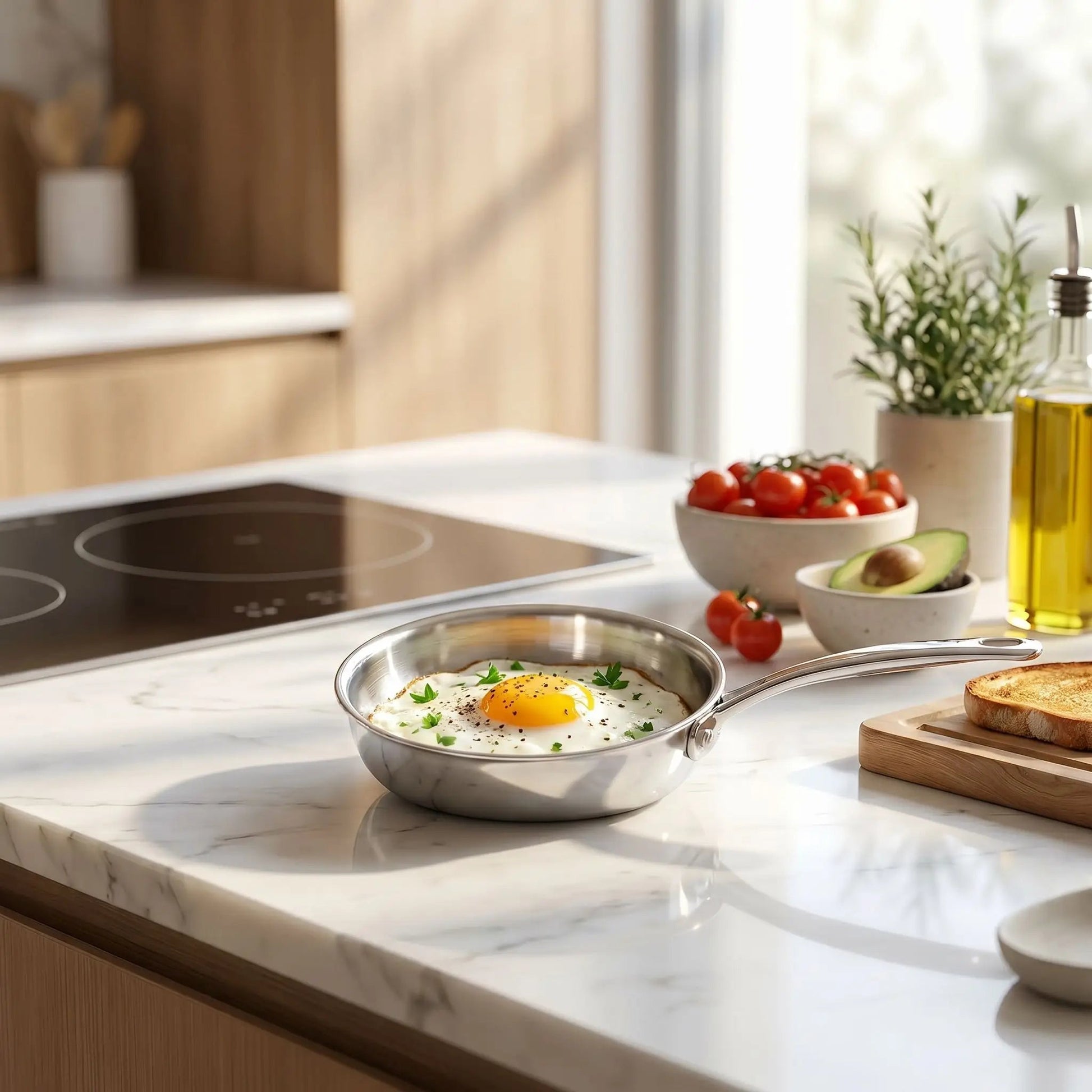 POELES EN INOX | Compatible Induction 12cm - Ma - duocuisson
