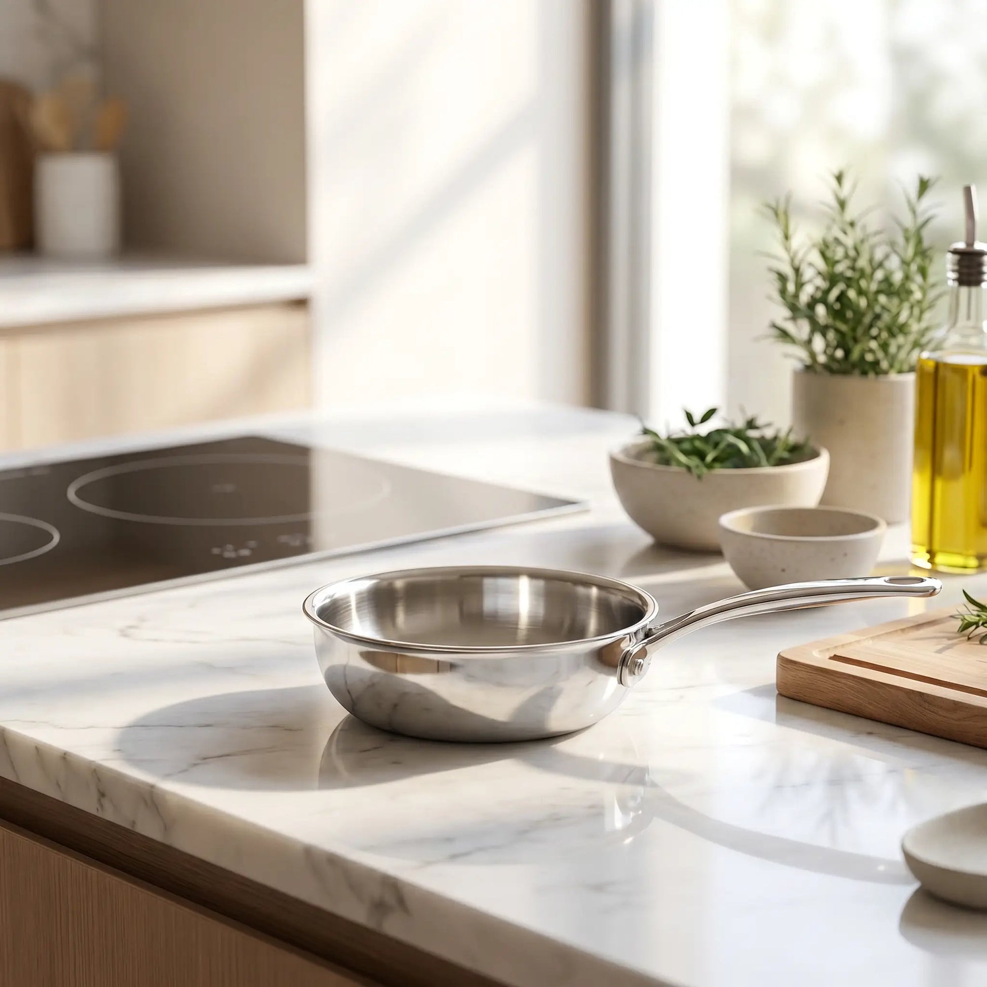 POELES EN INOX | Compatible Induction 12cm - Ma - duocuisson
