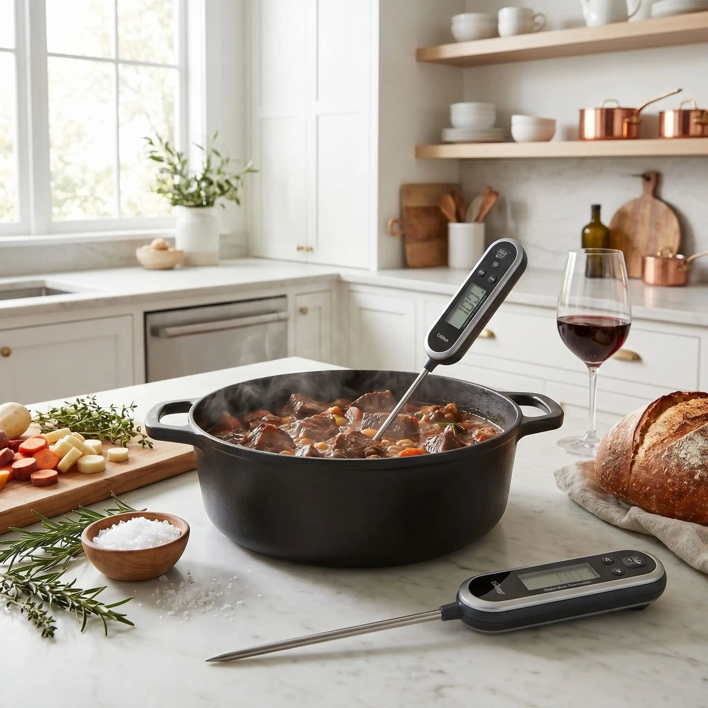 THERMOMETRE DE CUISSON | thermo Minuterie - Ma - duocuisson